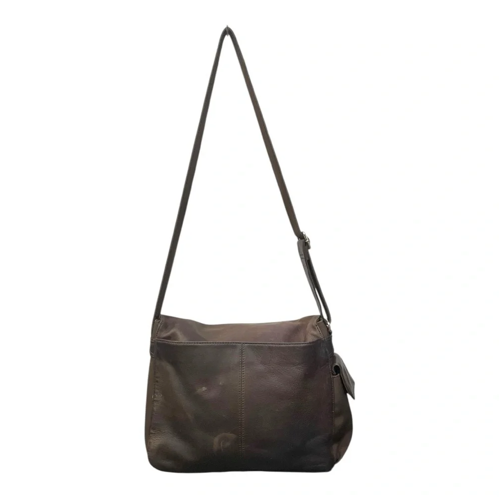 👜 Fossil Brown Leather Messenger Bag | Crossbody Laptop‎ Satchel